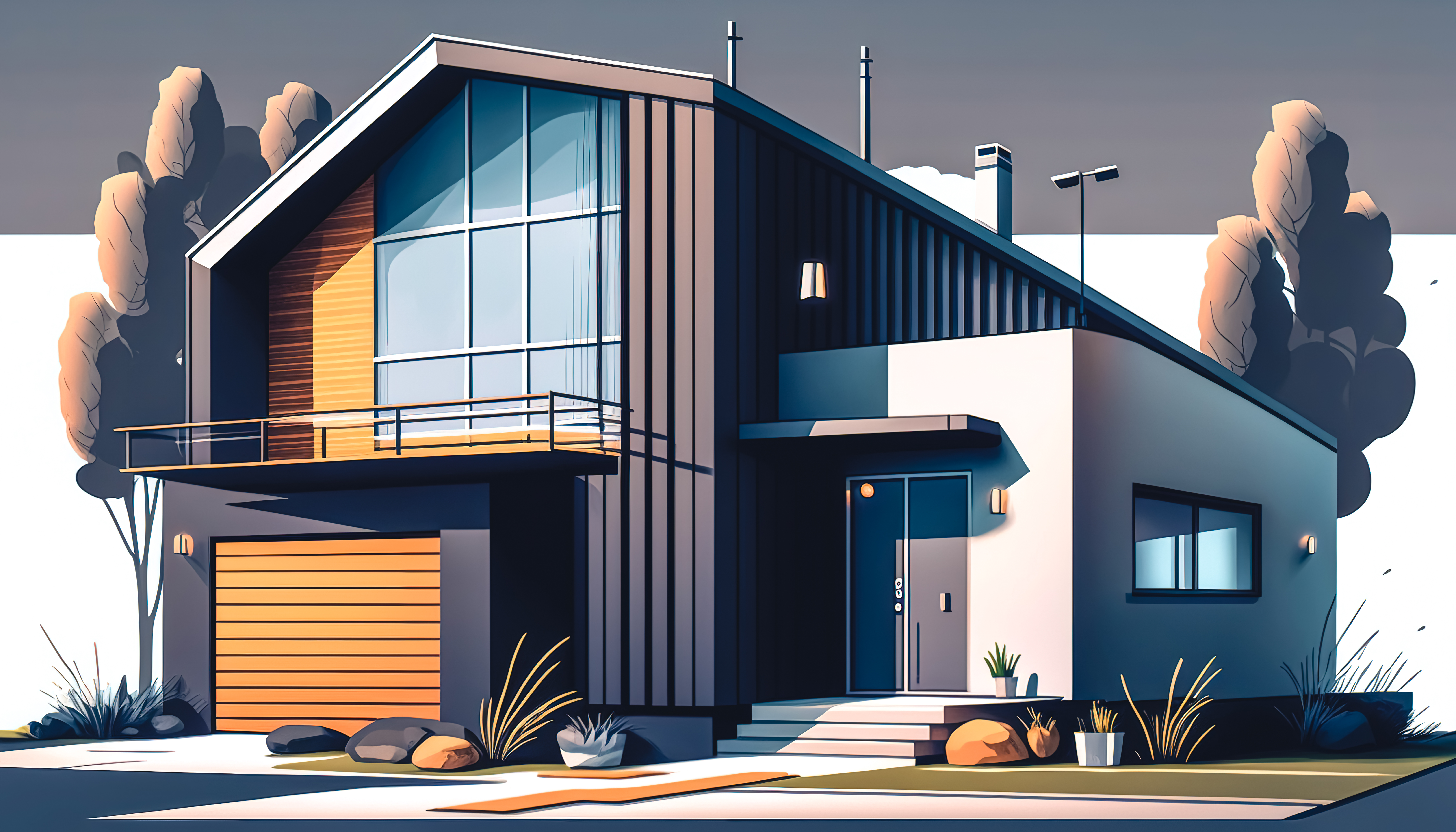 Architectural Design & Front Elevation